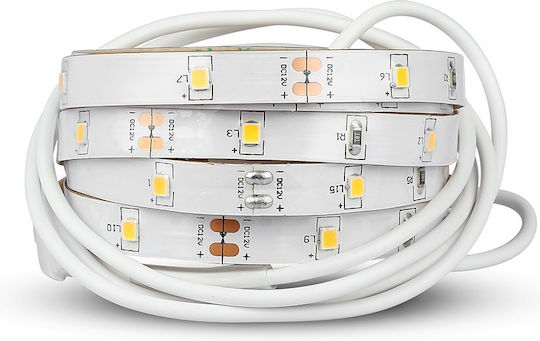 V-TAC Ταινία LED 12V Θερμό Λευκό Φως 2m Τύπου SMD3528 με Αισθητήρα Κίνησης & Τροφοδοτικό