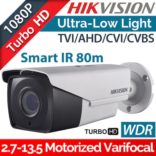 Hikvision DS-2CE16D8T-IT3ZF CCTV Surveillance Camera Full HD 1080p Waterproof with Lens 2.7-13.5mm
