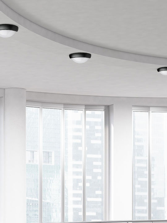 V-TAC Aplica de exterior montată pe perete LED IP66 12W cu Alb Cald Lumină 11.5x22.5x22.5εκ.