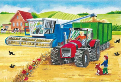 Puzzle pentru Copii Farm pentru 3++ Ani 24buc Schmidt Spiele