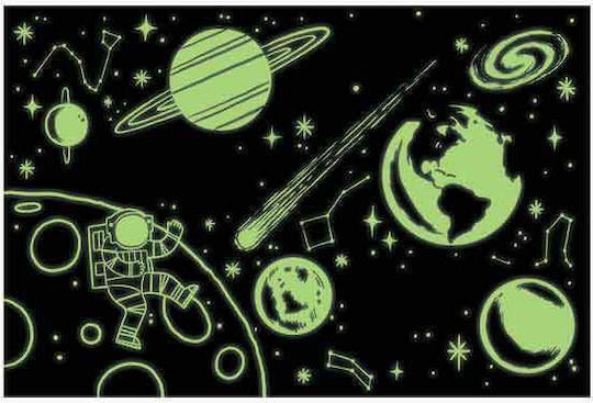 Kids Puzzle Outer Space Glow in the Dark for 5+ years+ Years 100pcs Mudpuppy
