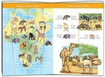 Παιδικό Puzzle Τα Ζώα του Κόσμου για 5+ Ετών 100pcs Djeco