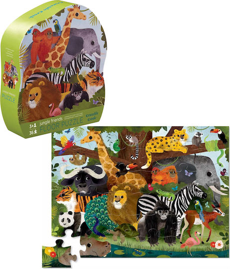 Παιδικό Puzzle Jungle Friends για 3+ Ετών 36pcs Crocodile Creek
