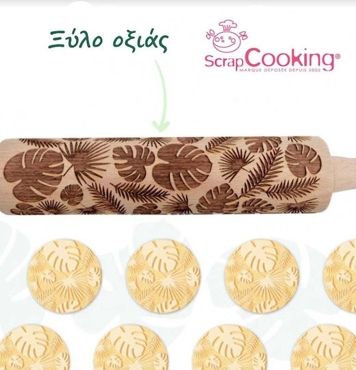 Scrap Cooking Rulmentul Pin din Lemn 39x4.5cm 1buc