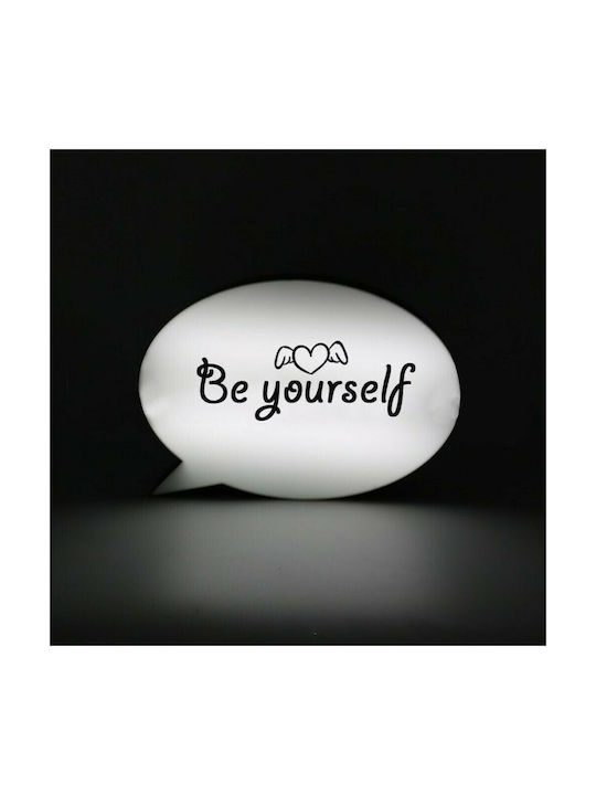 Grundig Speech Bubble Lustră Decorativă Panou Negru