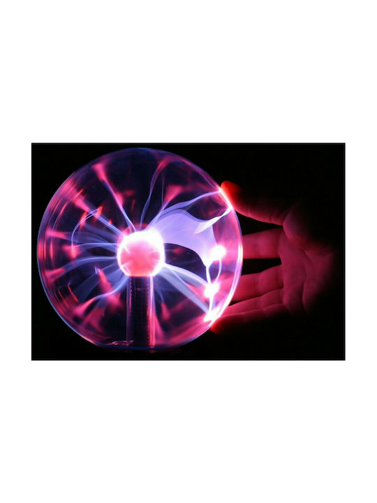 Διακοσμητικό Φωτιστικό Magic Plasma Light Ball LED RGB Plasma Ball 19εκ.