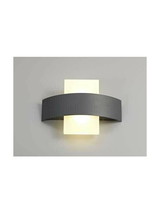 Leggenda Φωτιστικό Τοίχου LED Μαύρο 25x24εκ. Leggenda Φωτιστικό Τοίχου LED Μαύρο 25x24εκ.