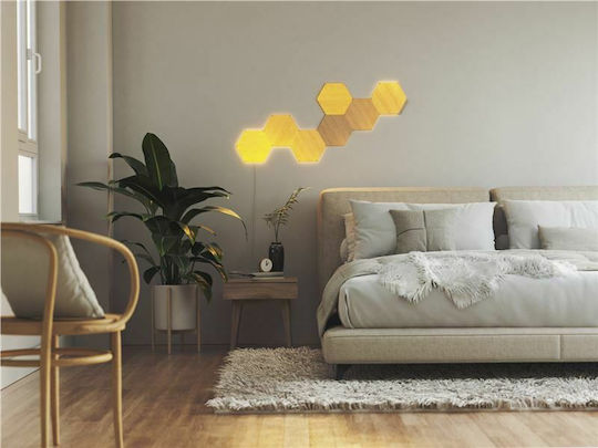 Nanoleaf WiFi Dekorative Lampe Sechseck Beige 7Stück