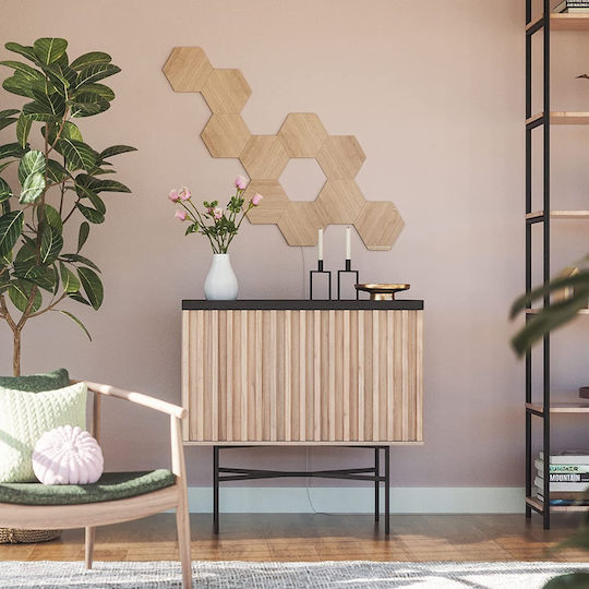 Nanoleaf WiFi Dekorative Lampe Sechseck Beige 3Stück