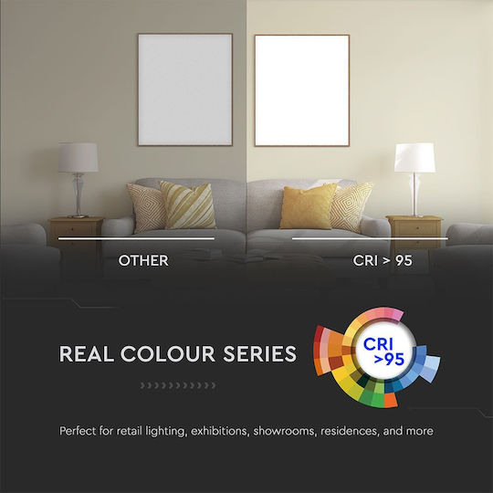 V-TAC Single LED Cool White Spot in Black Color