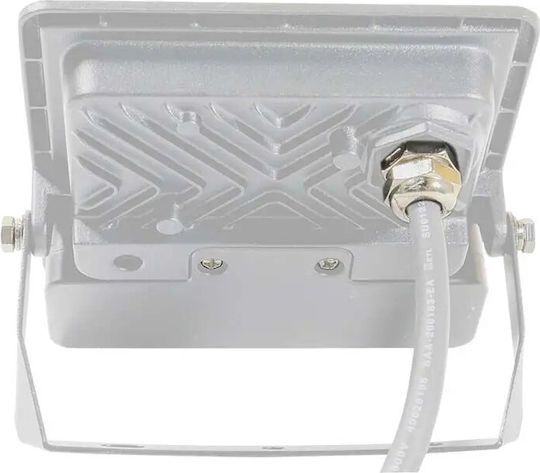 V-TAC Στεγανός Προβολέας LED 10W Φυσικό Λευκό 4000K με Αισθητήρα Κίνησης IP65