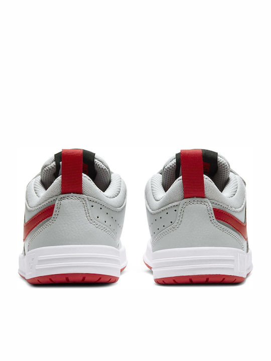 Pico 5 Kids Sneakers with Scratch Lt Smoke Grey / University Red