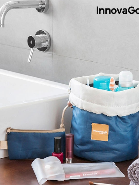 Set Toiletry Bag Original in Blue color 17cm