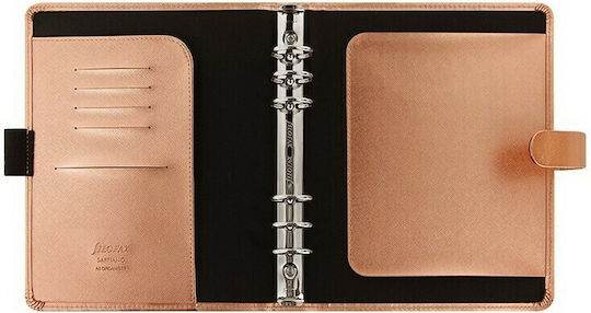 Filofax Εβδομαδιαίο Organizer Saffiano A5 Ροζ Δερμάτινο 23x23.5εκ.