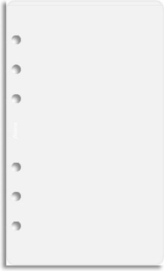 Filofax Ανταλλακτικό Ημερολογίου Personal Envelope Λευκό 9.5x17.1εκ.