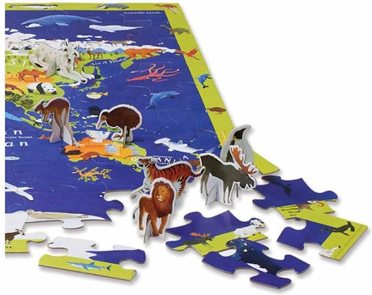 Kids Puzzle 3D World for 5+ years+ Years 100pcs Crocodile Creek