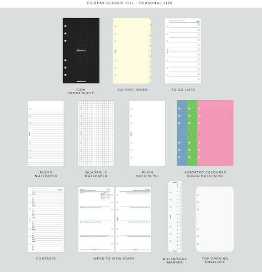 Filofax Organizer Finsbury Personal Γκρι Slate Grey