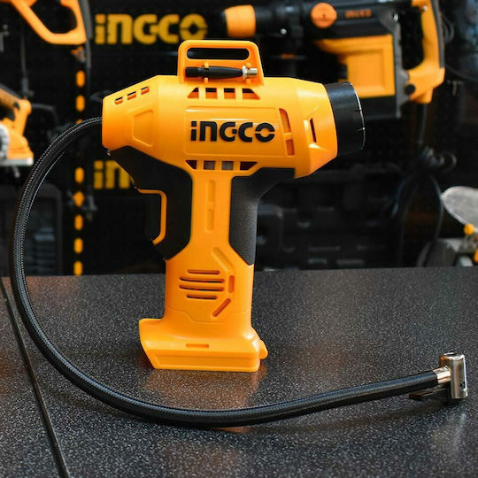Ingco Car Tire Pump 150PSI Rechargeable 20V (Without Battery)