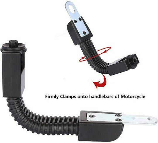 Hurtel Mount Phone Motorcycle with Adjustable Arm 4.7-6" for Mirror