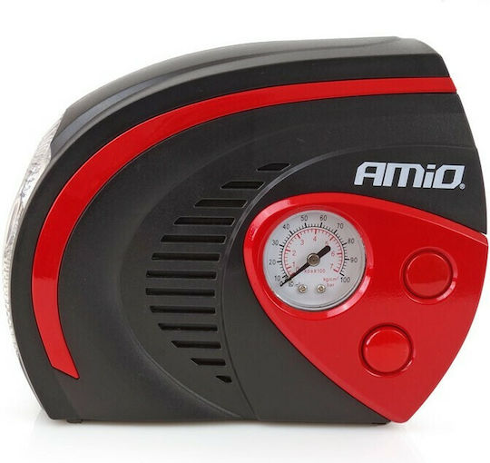 AMiO Car Tire Pump 100PSI with Cable 12V