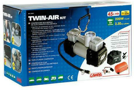 Lampa Car Tire Pump 100PSI with Cable 12V