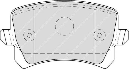 Ferodo Brake Pad Rear 4pcs for Audi Q3 Seat Alhambra Volkswagen Jetta / Passat / Sharan / Tiguan