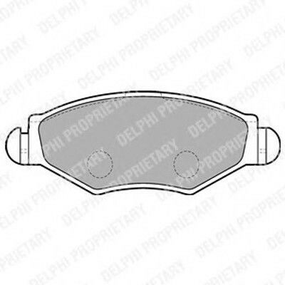 Delphi Brake Pad Front 4pcs for Citroen Xsara Peugeot 206 / 306