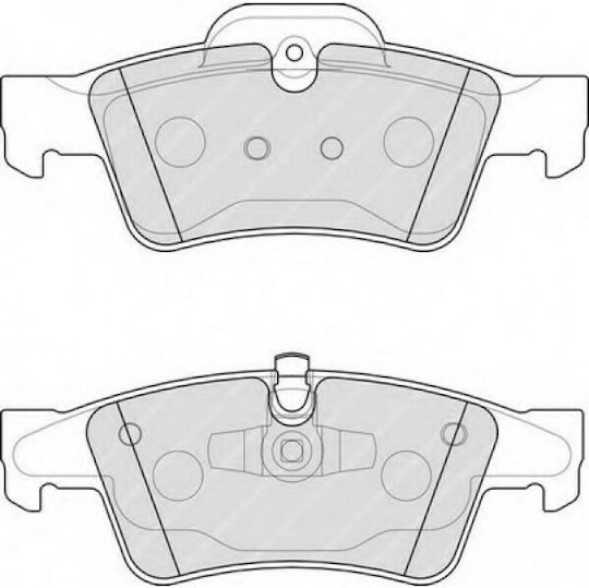 Ferodo Σετ Τακάκια Πίσω 4τμχ για Mercedes-Benz GL Class / R M-Class
