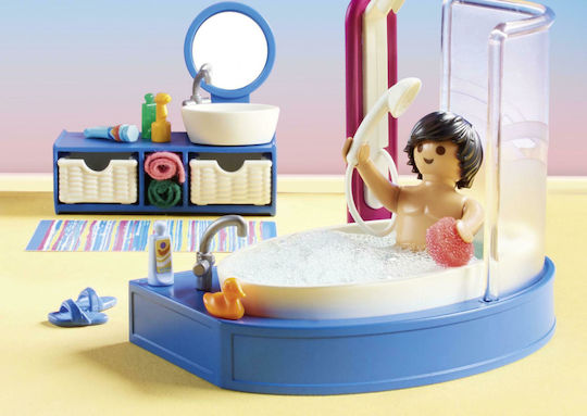 Playmobil Dollhouse Πολυτελές Λουτρό με Μπανιέρα για 4 ετών