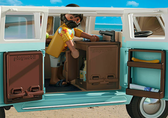 Playmobil Volkswagen T1 Camping Bus Special Edition за 5-99 години