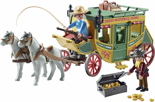 Playmobil Vintage Western – Moine Avec Charriot Et Tonneau – Collection