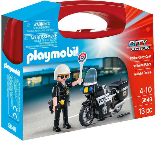 Playmobil Carry Case City Action Police Carry Case for 4+ years old years old