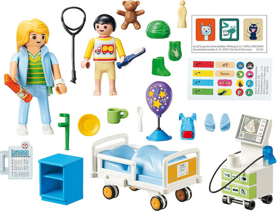 Playmobil Живот в града Children's Hospital Room за 4+ години години