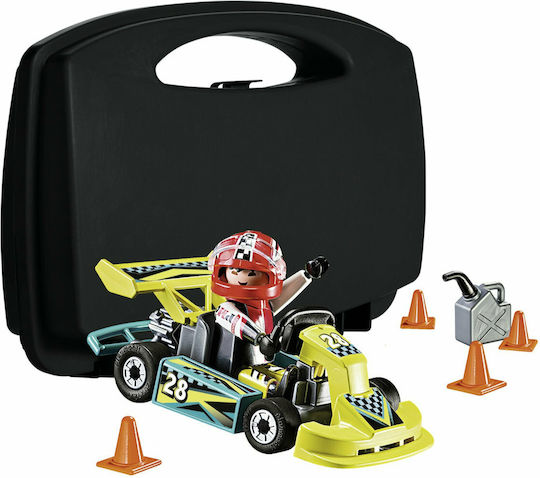 Playmobil Koffer Aktion Go Kart Racer Carry Case für 4+ Jahre Jahre