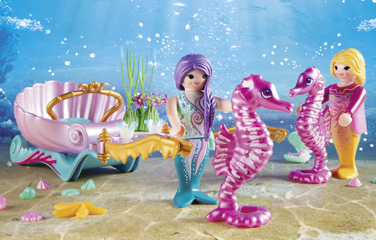 Playmobil Seahorse Carriage Decorative Garden 21cmx9.5cmx6.5cm 70033