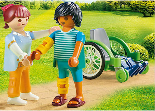 Playmobil Живот в града Patient in Wheelchair за 4+ години години
