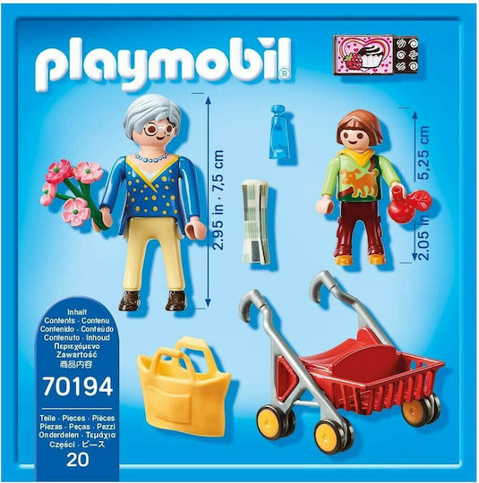 Playmobil Живот в града Grandmother with Child за 4+ години години