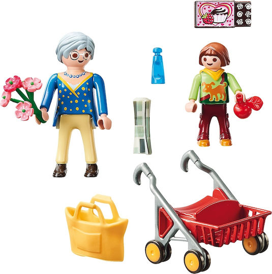 Playmobil Живот в града Grandmother with Child за 4+ години години