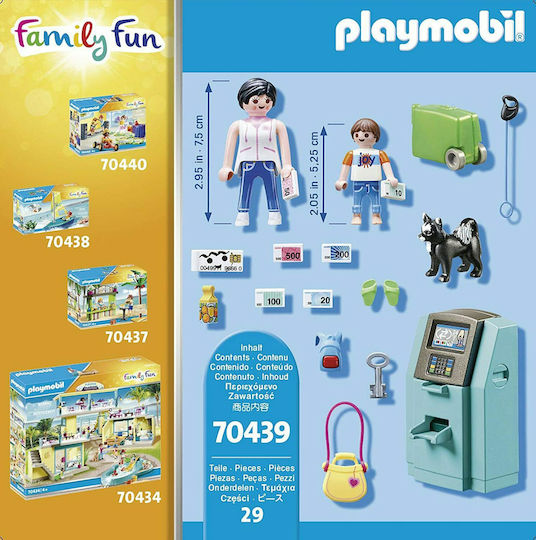 Playmobil Family Fun Tourists with ATM για 4 ετών