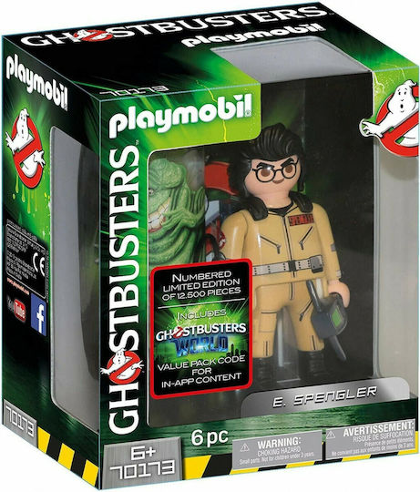 Playmobil Ghostbusters Collectible Figure Egon Spengler for 6+ years old years old