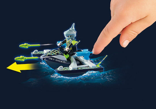 Playmobil Top Agents Team S.H.A.R.K. Rocket Rafter για 6 ετών