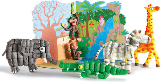 Playmais Children's Craft Jungle Cards for Children 5+ years Years