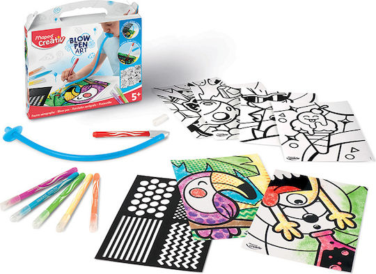 Maped Painting Air Marker with Stencil for Children 5+ years Years