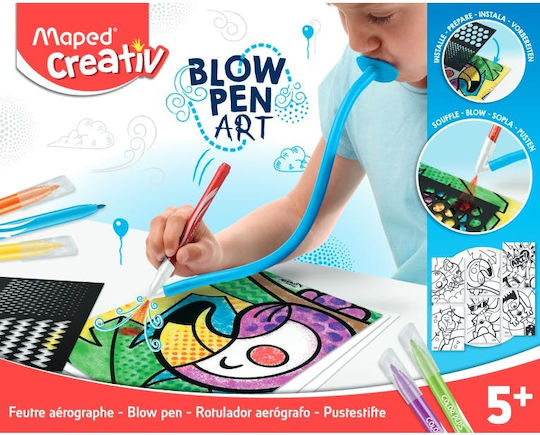 Maped Painting Air Marker with Stencil for Children 5+ years Years