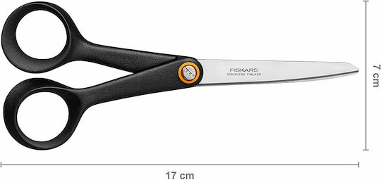 Fiskars Functional Form Ψαλίδι 17εκ. με Ανοξείδωτη Λεπίδα Μαύρο 1τμχ