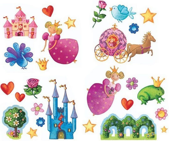 Djeco Stickers Princess for Children 3+ years Years 160pcs