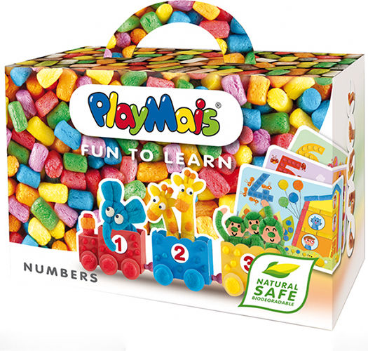 Playmais Children's Craft Cards with Numbers for Children 3+ years Years