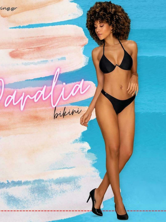 Paralia Set Bikini String Μαύρο