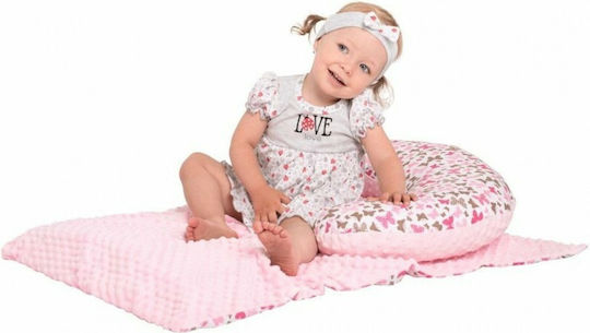 New Baby Blanket Nursery Swaddling Blankets Minky Teddy Velvet Pink 80x102cm