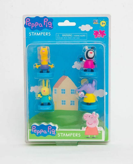 Giochi Preziosi Stamps 4 Pack Hero Mania Peppa Pig for Children 3+ years Years (Various Designs/Assortment of Designs) 1pc